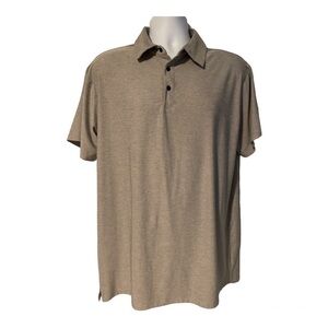 COSSNISS Dri Fit Golf Polo Men’s XL EUC Soft Grey Heather Spring Summer Athletic